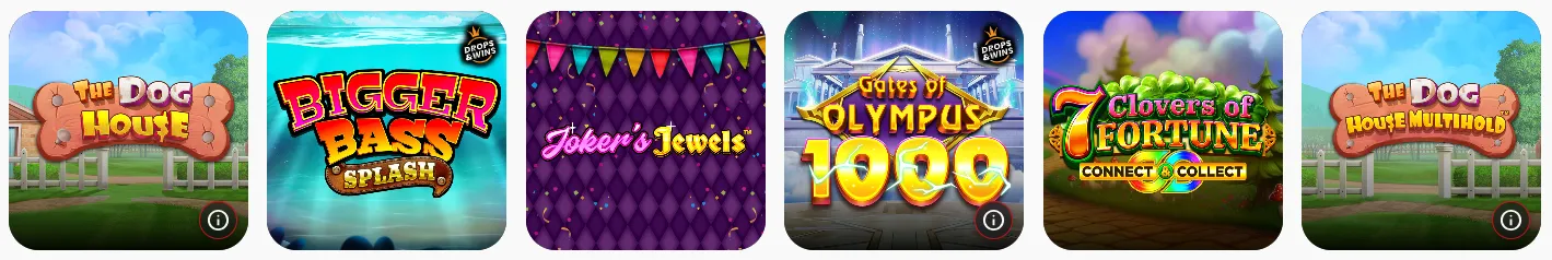 Red Casino slot games collection